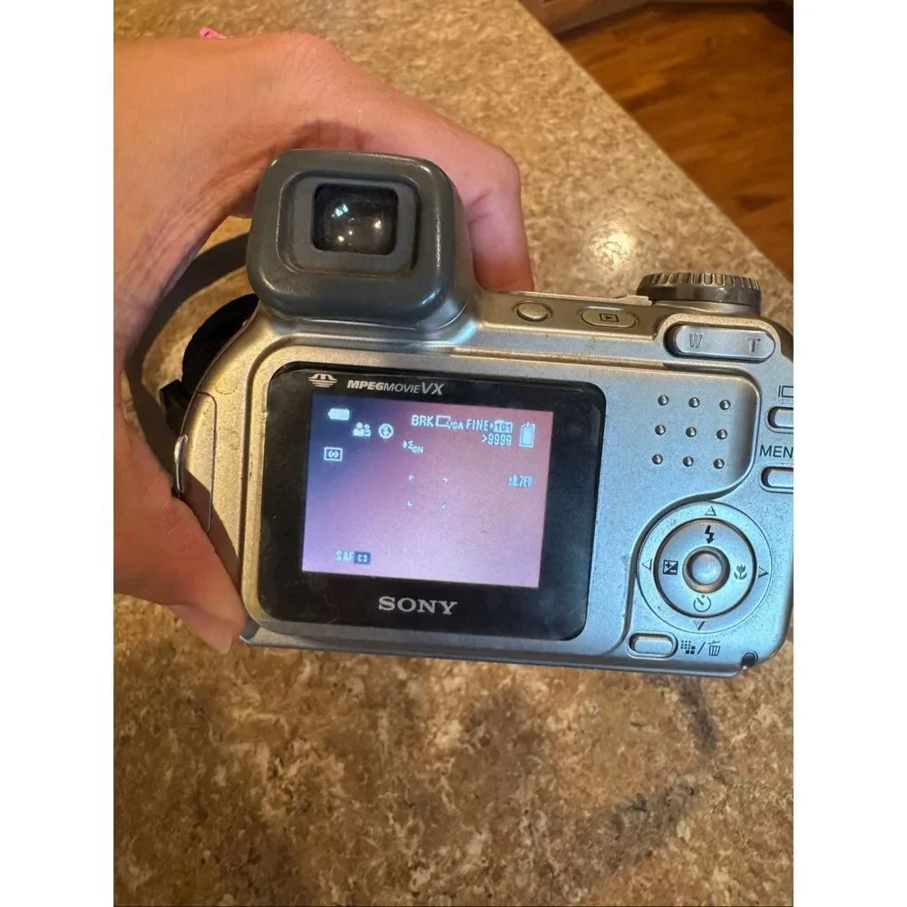 Sony Cyber-shot DSC-H2 6.0MP Digital Camera 12x Optical Zoom Carl Zeiss Lens Tes